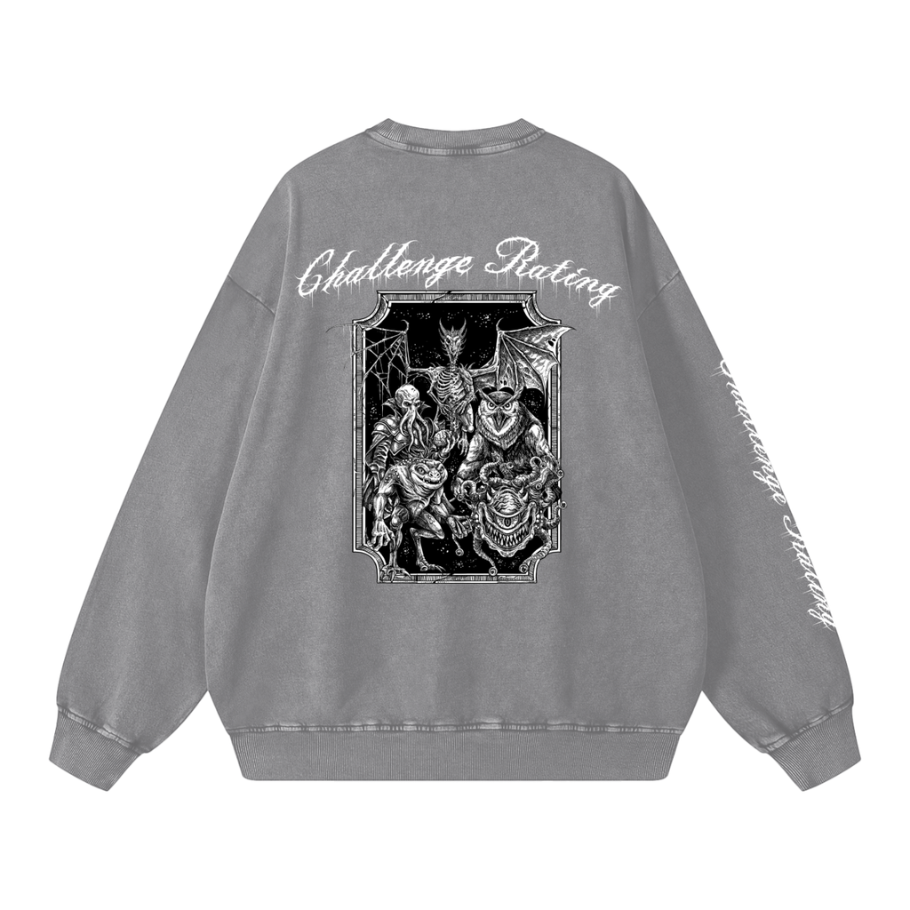 Challenge Rating Oversized Sweatshirt