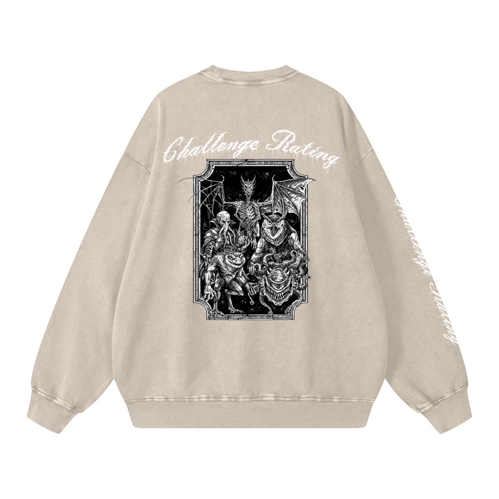 Challenge Rating Oversized Sweatshirt