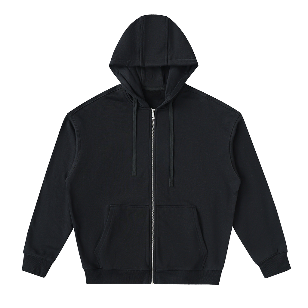 Ilithid Drop-Shoulder Zip Up Hoodie