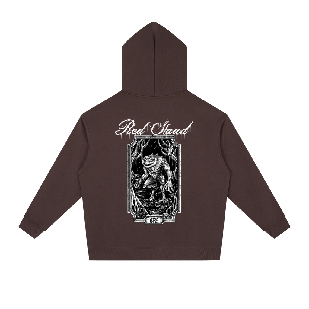 Red Slaad Heavyweight Drop-Shoulder Hoodie