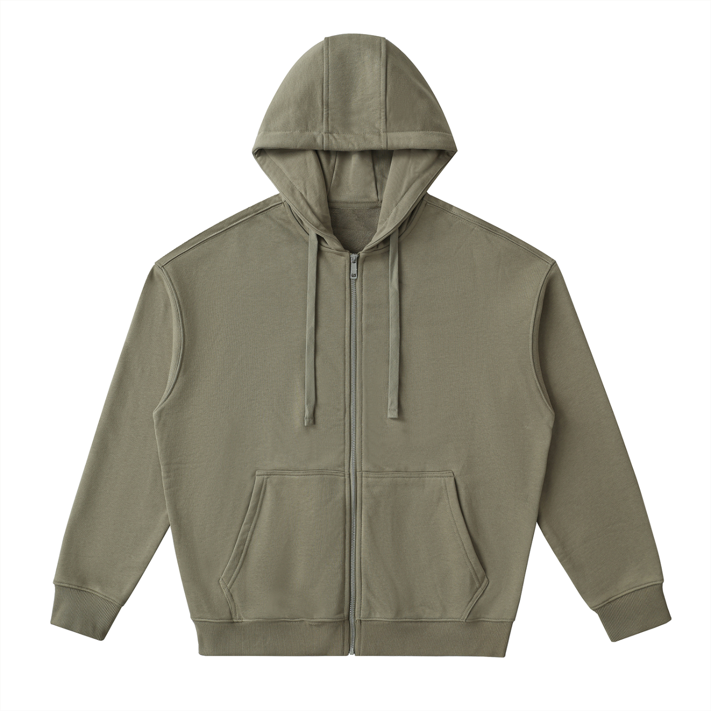 Red Dragon Drop-Shoulder Zip Up Hoodie