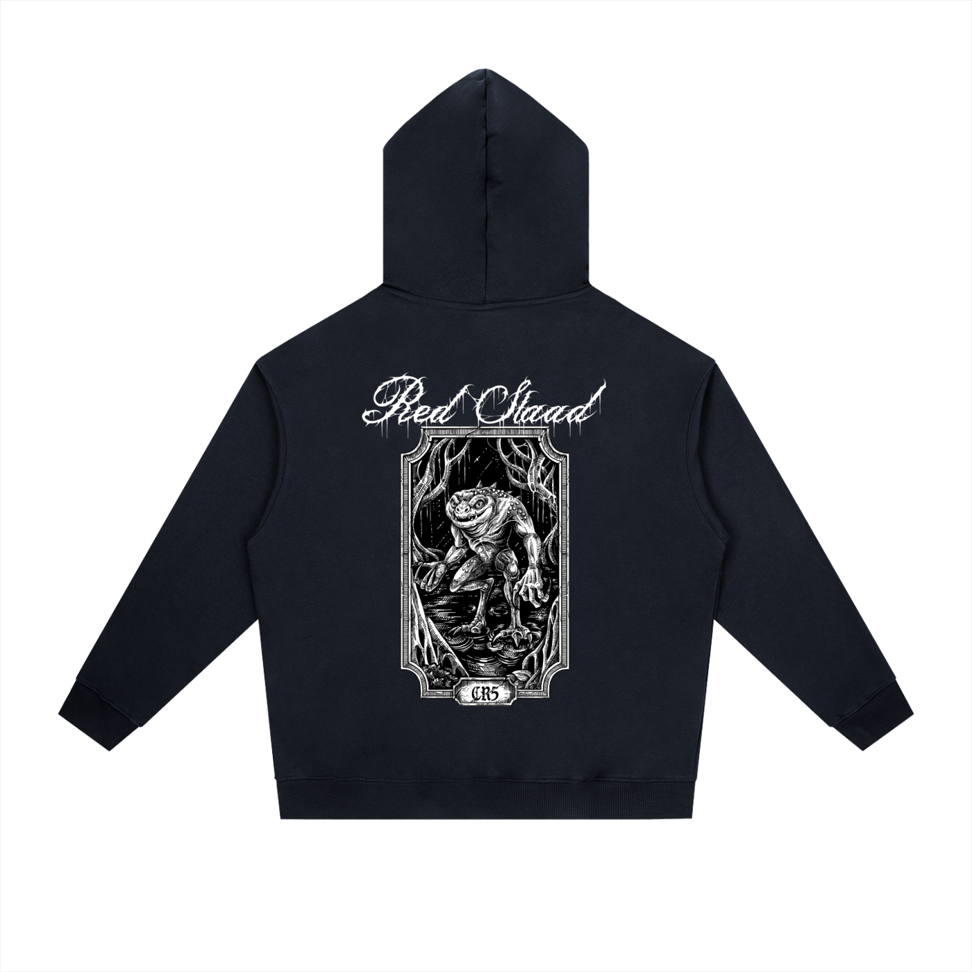 Red Slaad Heavyweight Drop-Shoulder Hoodie
