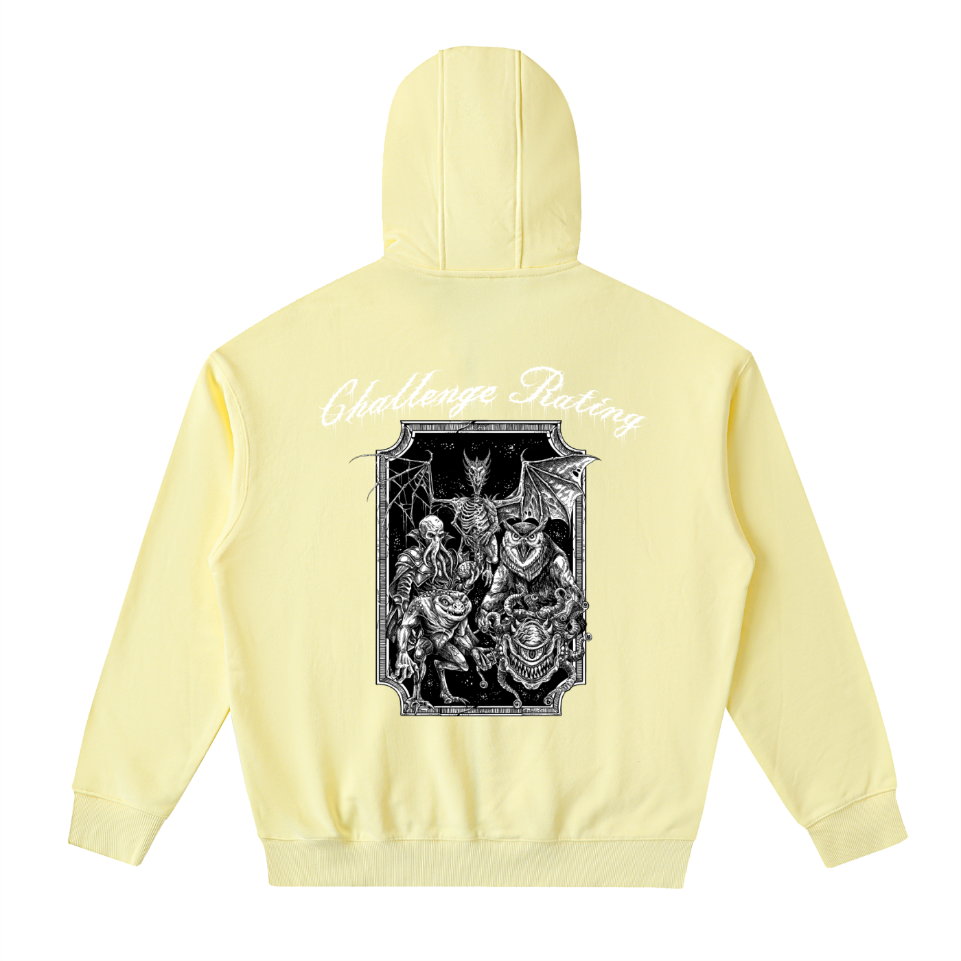 Challenge Rating Drop-Shoulder Zip Up Hoodie