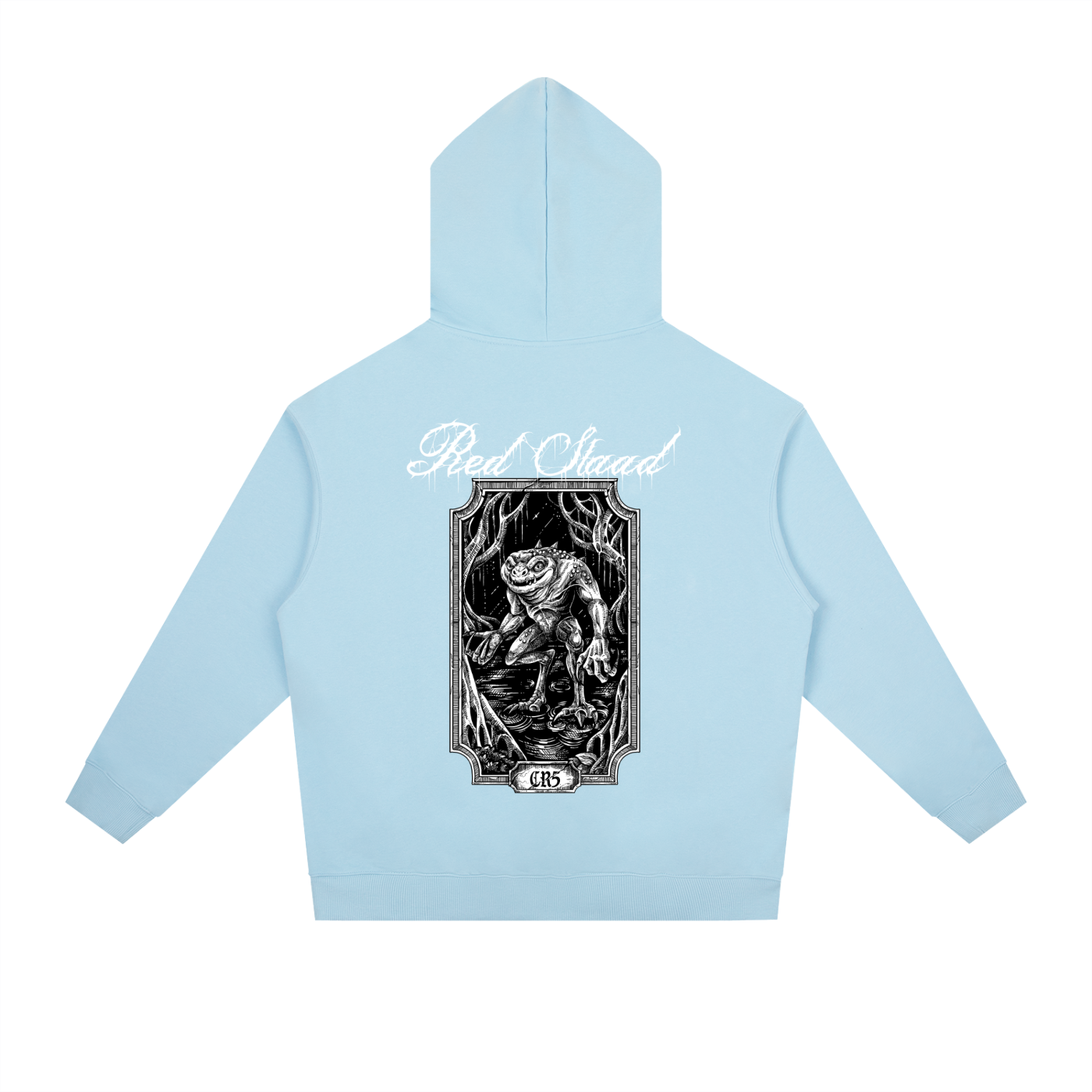 Red Slaad Heavyweight Drop-Shoulder Hoodie