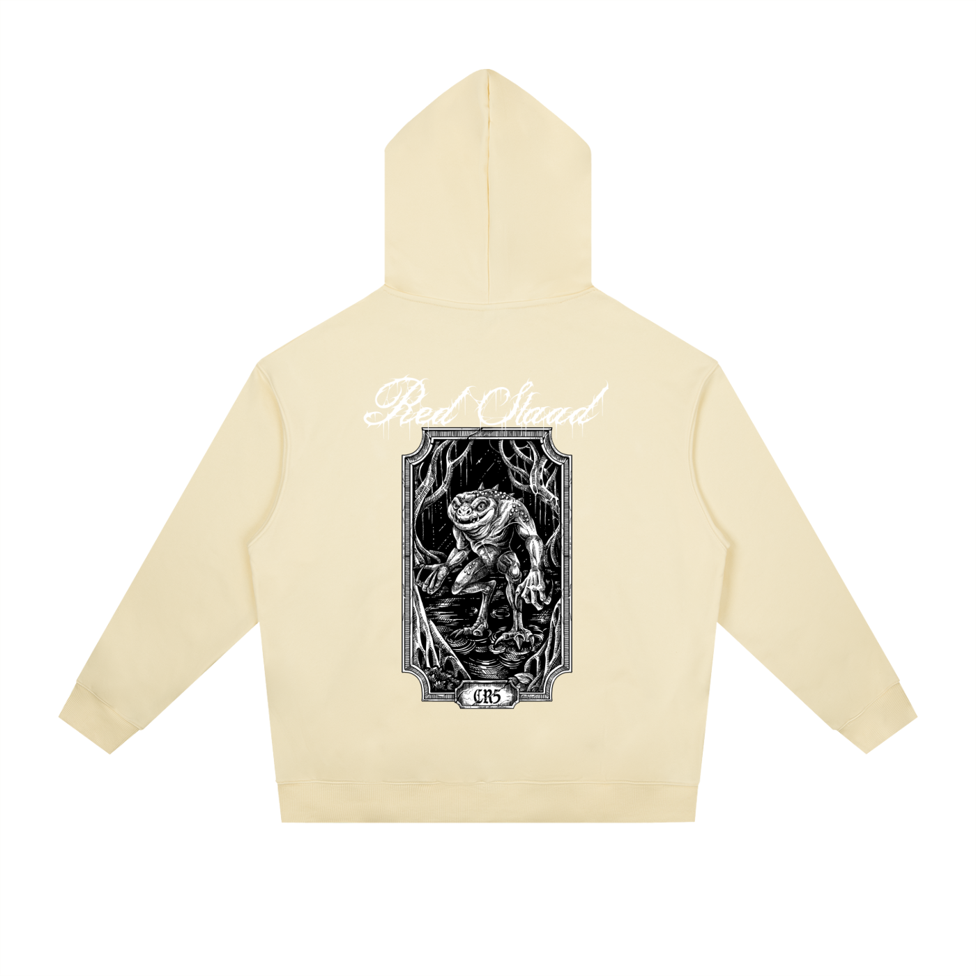 Red Slaad Heavyweight Drop-Shoulder Hoodie