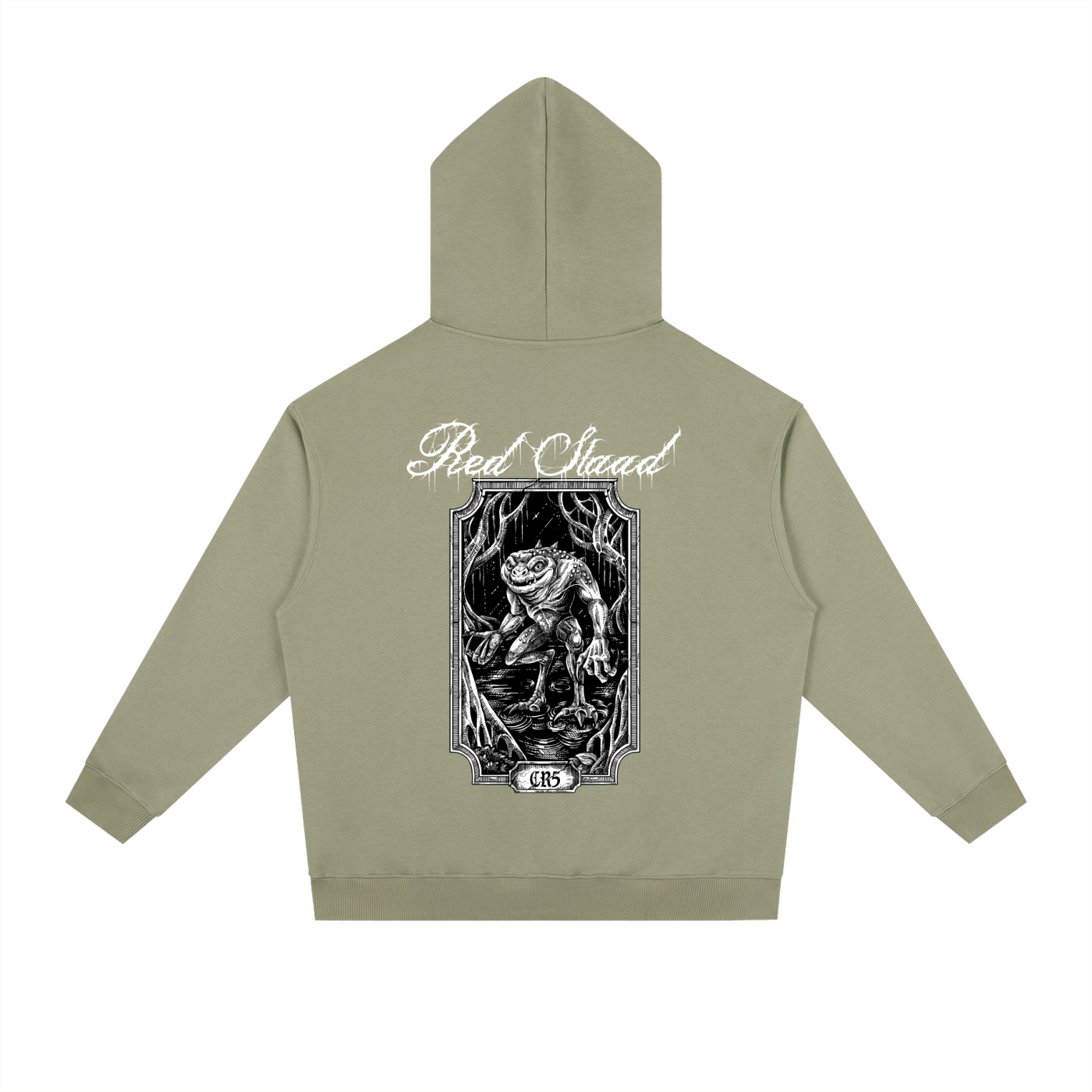 Red Slaad Heavyweight Drop-Shoulder Hoodie