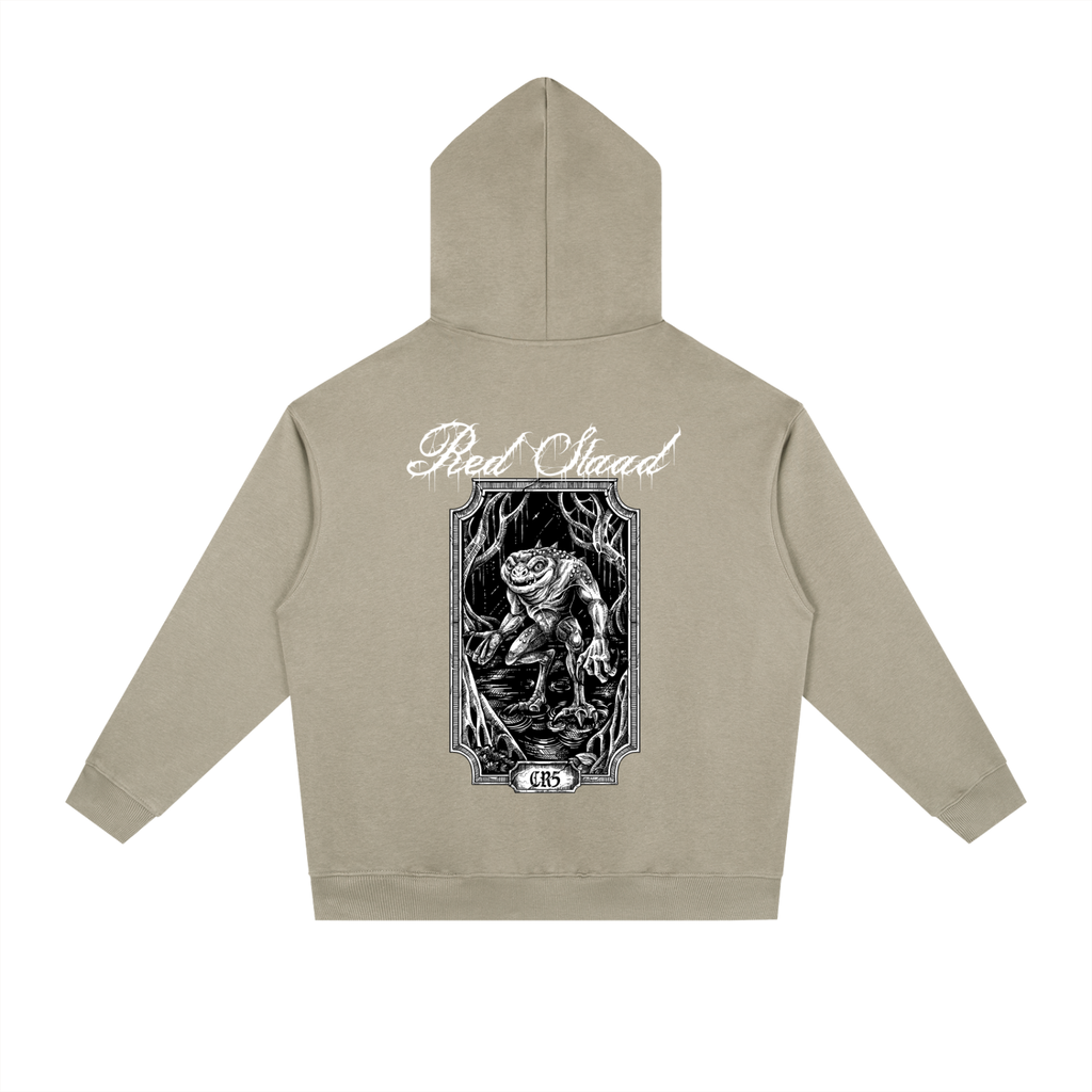 Red Slaad Heavyweight Drop-Shoulder Hoodie