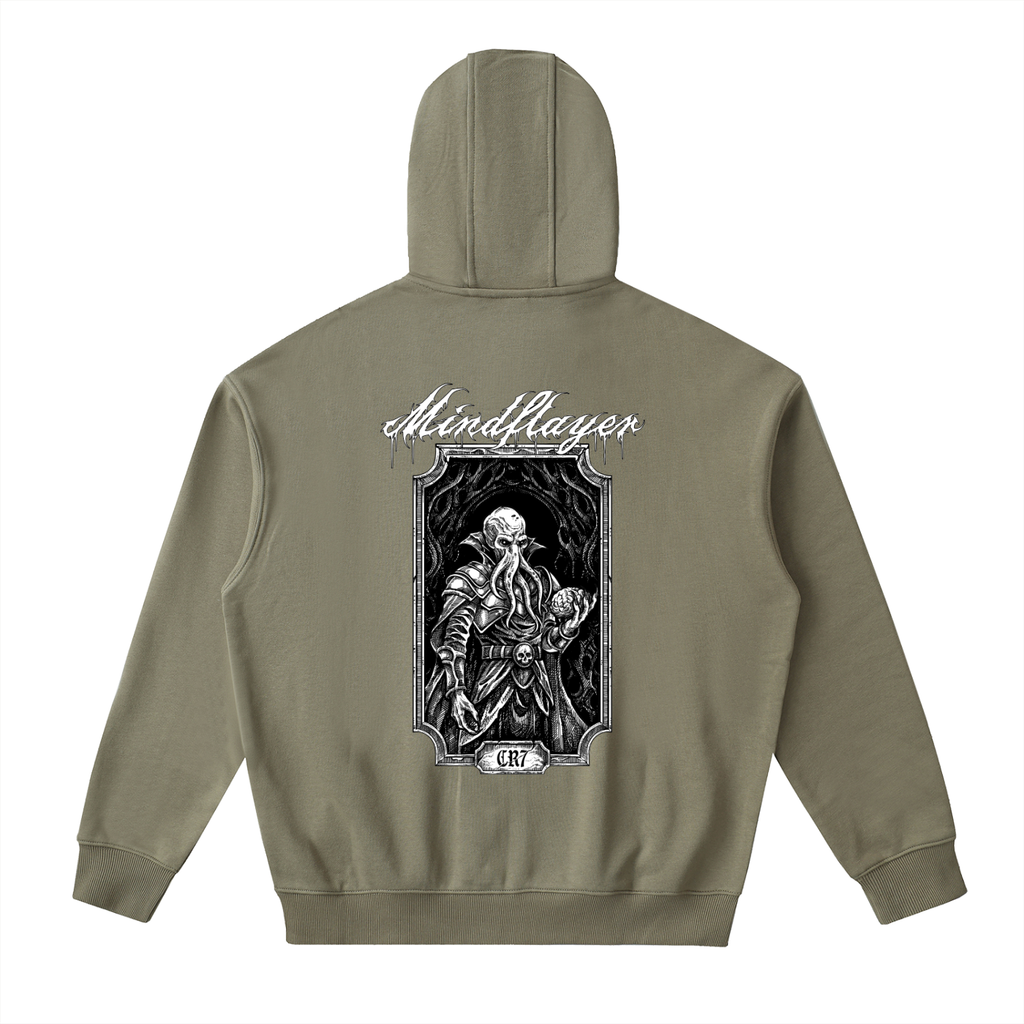 Ilithid Drop-Shoulder Zip Up Hoodie
