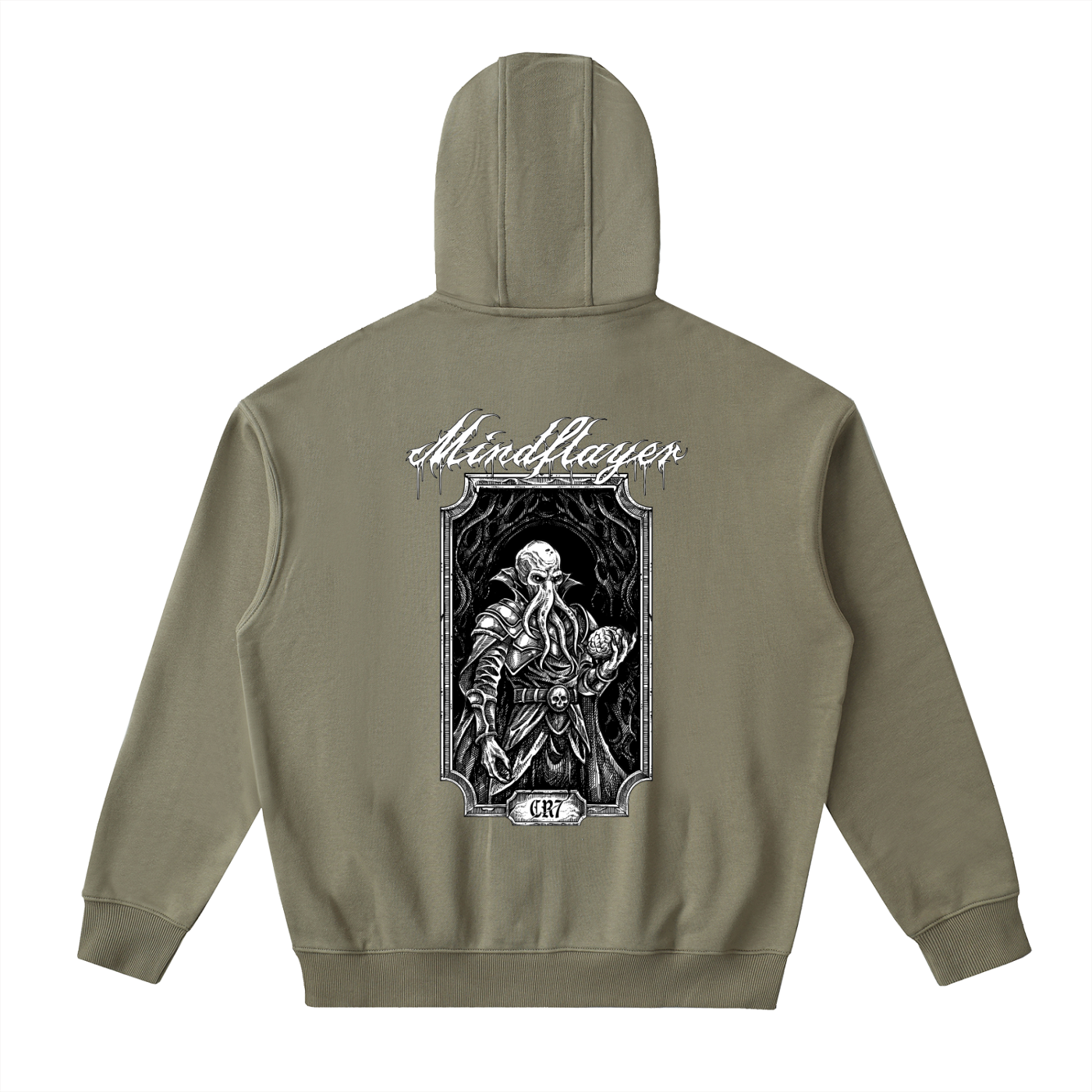 Ilithid Drop-Shoulder Zip Up Hoodie