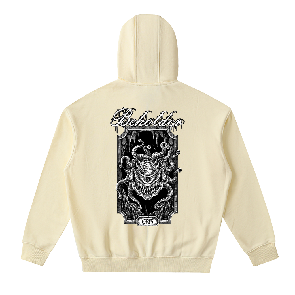 Beholder Drop-Shoulder Zip Up Hoodie