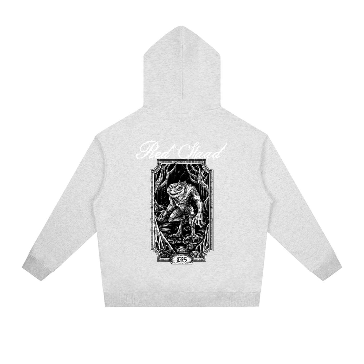 Red Slaad Heavyweight Drop-Shoulder Hoodie