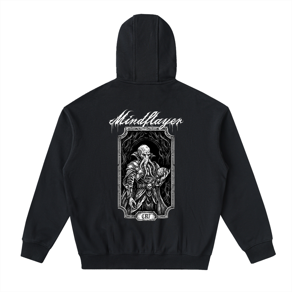 Ilithid Drop-Shoulder Zip Up Hoodie
