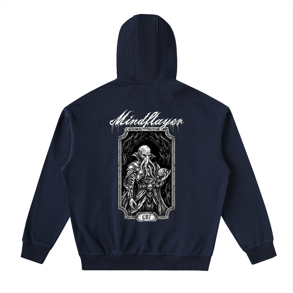 Ilithid Drop-Shoulder Zip Up Hoodie