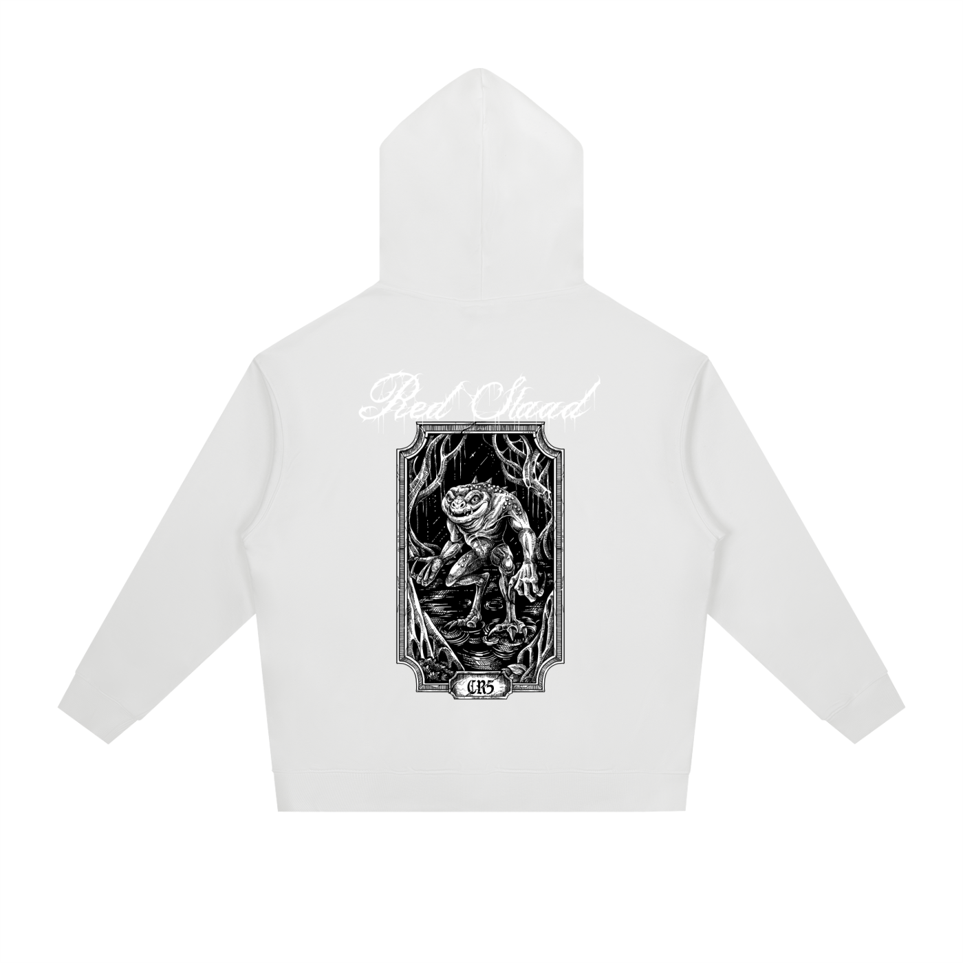 Red Slaad Heavyweight Drop-Shoulder Hoodie