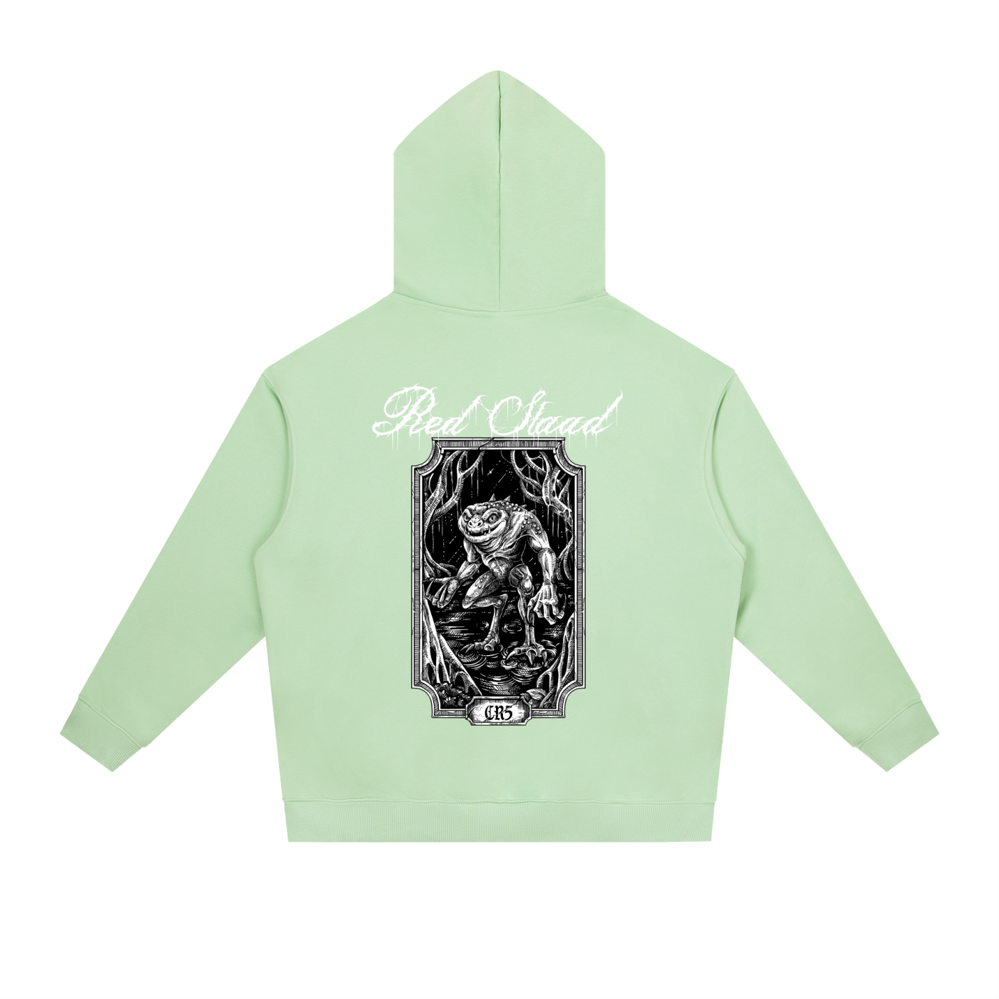 Red Slaad Heavyweight Drop-Shoulder Hoodie